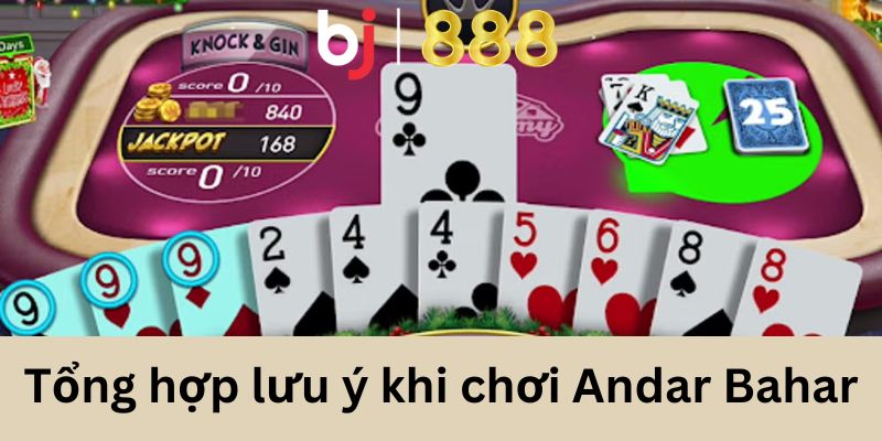 Tổng hợp lưu ý khi chơi Andar Bahar