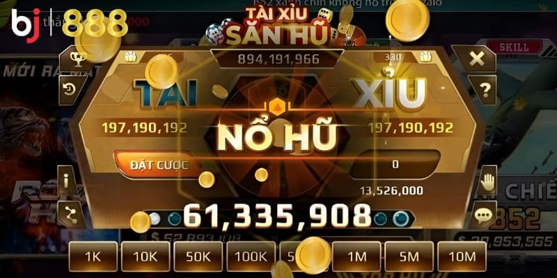 Luật chơi tài xỉu nổ hũ