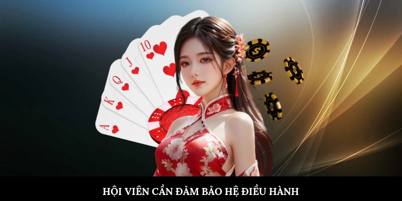 Hội viên cần đảm bảo hệ điều hành và thiết bị
