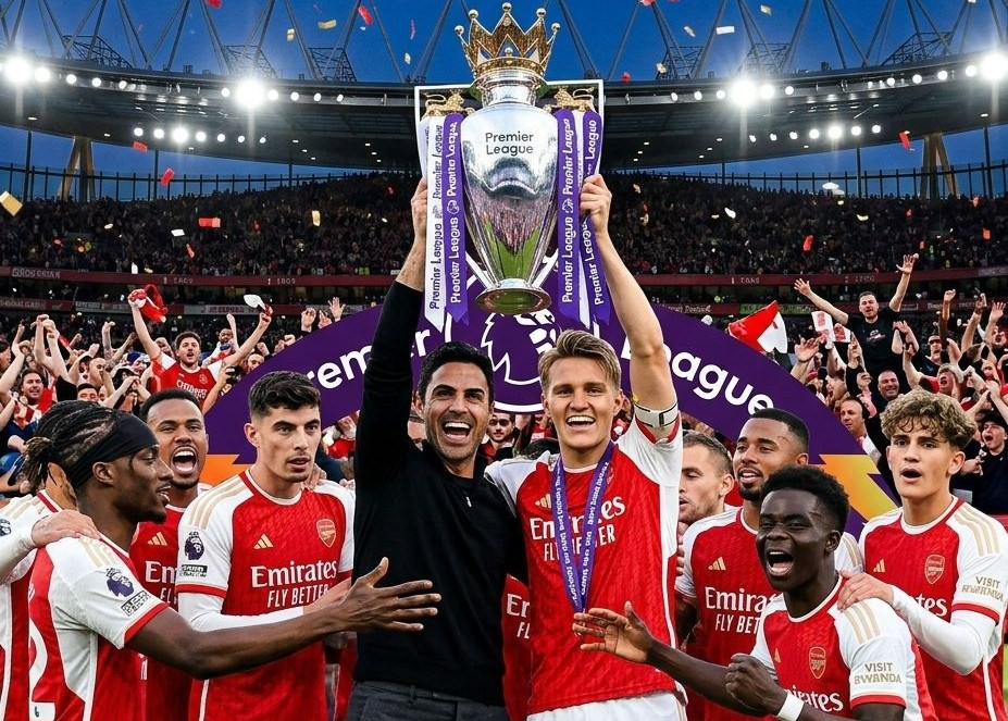 Arsenal Vô địch vòng 37